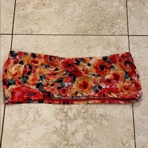 See You Monday Los Angeles Floral Bandeau